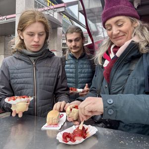 Vegan optie was best lekker!  at Curry 36 - Hardenbergplatz in Berlin