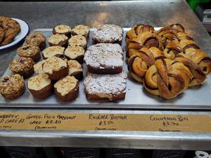 Vegan buns at Heyl Bakery in Plymouth