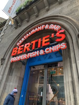   at Bertie's Proper Fish & Chips in Edinburgh