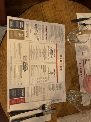   at Bertie's Proper Fish & Chips in Edinburgh