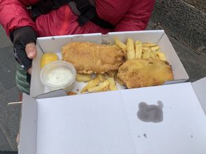   at Bertie's Proper Fish & Chips in Edinburgh