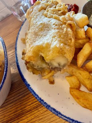   at Bertie's Proper Fish & Chips in Edinburgh