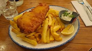  at Bertie's Proper Fish & Chips in Edinburgh