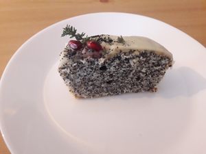 Cake at Fukafe in Gdansk