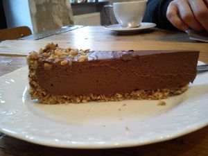 mousse cake at Fukafe in Gdansk