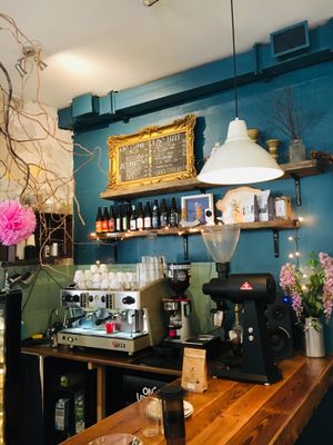 the inside  at Fukafe in Gdansk