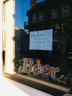 the outside  at Fukafe in Gdansk