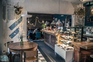 Fukafe interior at Fukafe in Gdansk