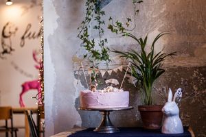 B-day cake at Fukafe in Gdansk