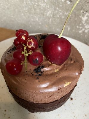 Brownie at Fukafe in Gdansk