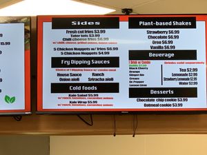   at Romeos Vegan Burgers in Greensboro