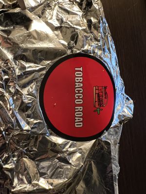 Can’t wait to unwrap    at Romeos Vegan Burgers in Greensboro