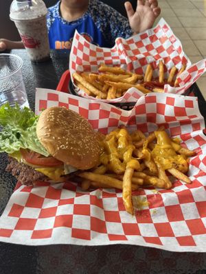   at Romeos Vegan Burgers in Greensboro