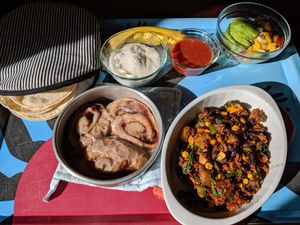 Another day, another delicious breakfast! at Someday Farm Vegan Bed and Breakfast in Freeland