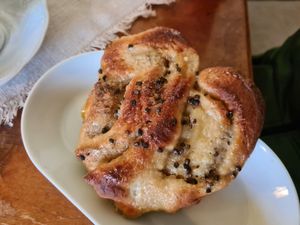 Cardamom bun at Backagården Öland in Farjestaden