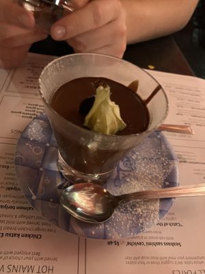 Chocolate pot  at Moshimo in Brighton