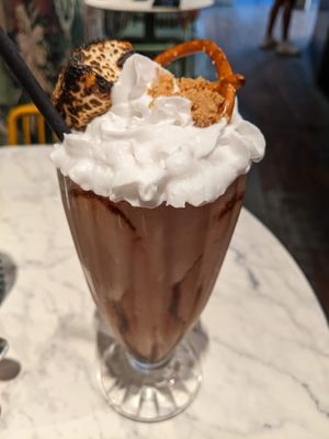 S'mores Milkshake at Bvrger in Montreal