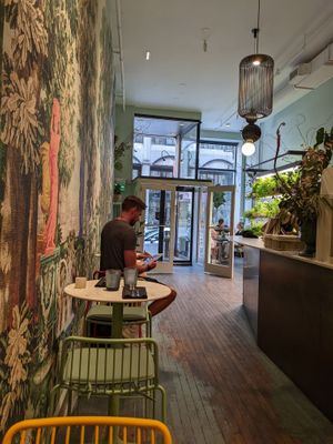 Interior at Bvrger in Montreal