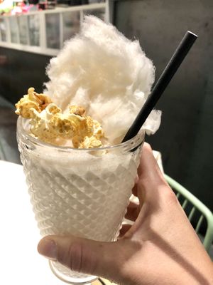 O-maple milkshake   at Bvrger in Montreal