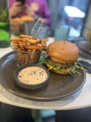 Truffles + fries   at Bvrger in Montreal