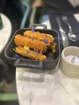 Cheese stick  at Bvrger in Montreal