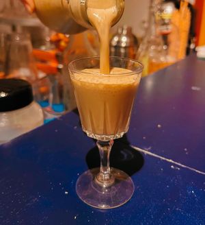 Vegan homemade Baileys!! at Papillon in Ghent