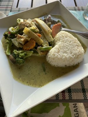 Green Curry  at Ruan Thai in Savannah