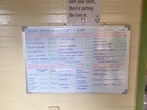 Menu and prices May 2025  at A Vegan's Utopia in Montego Bay