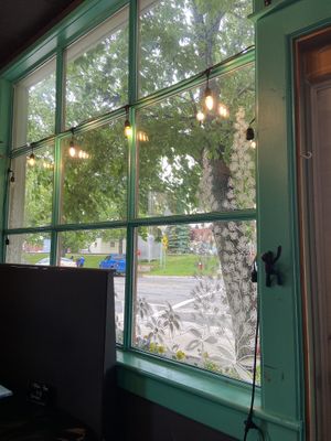 Cozy ambiance  at Knocks Cafe in Sussex