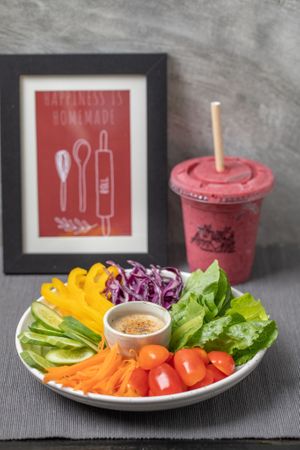 Healthy Green Salad at That's Amore Focaccia Love & More in Bangkok