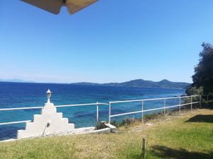 Sea view at Anchor Beach Bar in Corfu