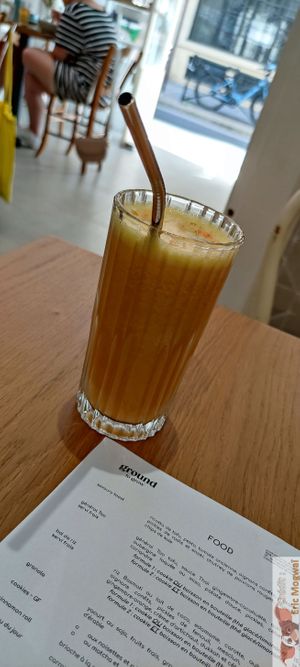 Detox juice at Ground to Grow in Paris