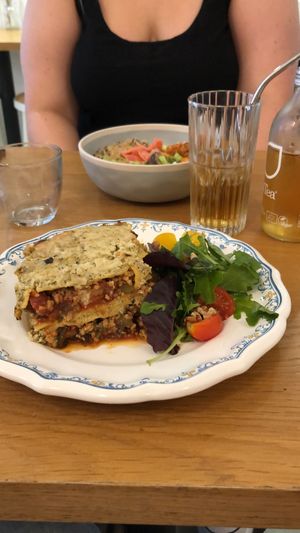 Vegan lasagna ad bowl of the moment  at Ground to Grow in Paris