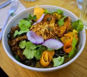 Riz, lentilles, pleurottes at Ground to Grow in Paris