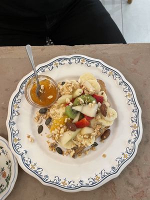 Peanut butter jelly toast   at Ground to Grow in Paris