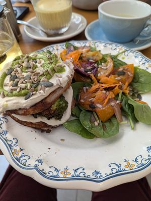 The savory pancakes were filling and tasty at Ground to Grow in Paris