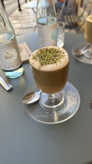 Pistachio Cappuccino   at Caffé Berry in Valletta