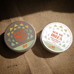 Vegan Eco-friendly sunscreen in a reusable tin. at Planetamica in Narberth