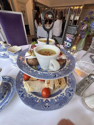 Savory course  at Mackintosh at the Willow in Glasgow