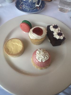 Dessert course  at Mackintosh at the Willow in Glasgow