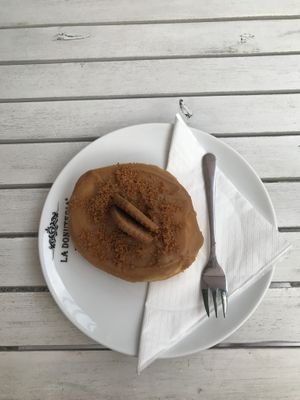 Caramel donut   at La Donuteria in Trencin
