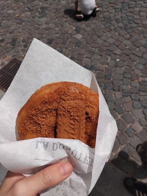 Karamel lotus at La Donuteria in Trencin