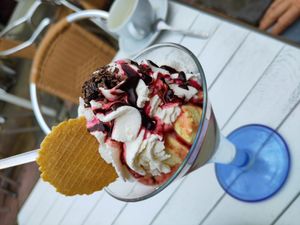 Amarena Becher at Eiscafé Girasole in Bochum