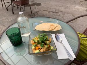 Vegan Ceviche   at Citronella in Oaxaca