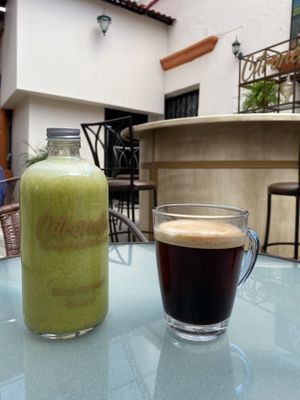 #2 green juice   at Citronella in Oaxaca