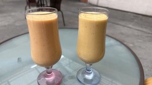 Smoothies  at Citronella in Oaxaca