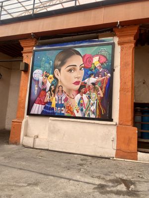 Decoración en la terraza   at Citronella in Oaxaca