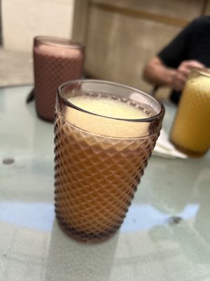 Fresh squeezed juice  at Citronella in Oaxaca