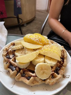 Waffle  at Citronella in Oaxaca