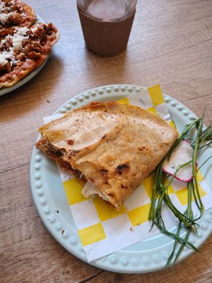 Tlayuda at Citronella in Oaxaca